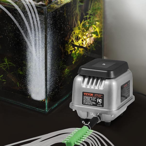 Linear Air Pump 90L/Min Air Flow Septic Aerator Pump for 1/4 Acre 10 ft. D Ponds Garden, Waste Treatment, Septic Tank