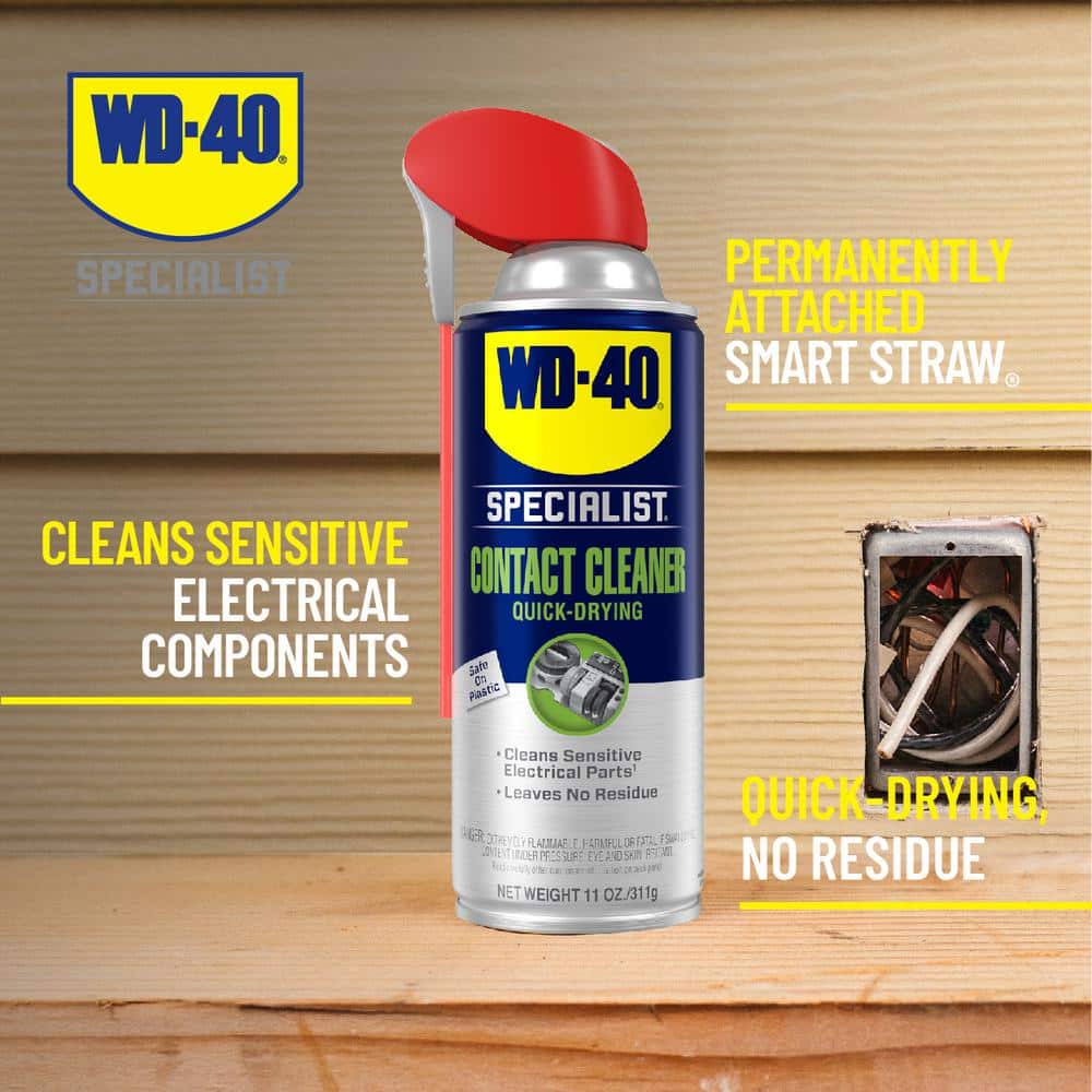WD-40 Specialist Quick-Drying Contact Cleaner Spray, 11 oz