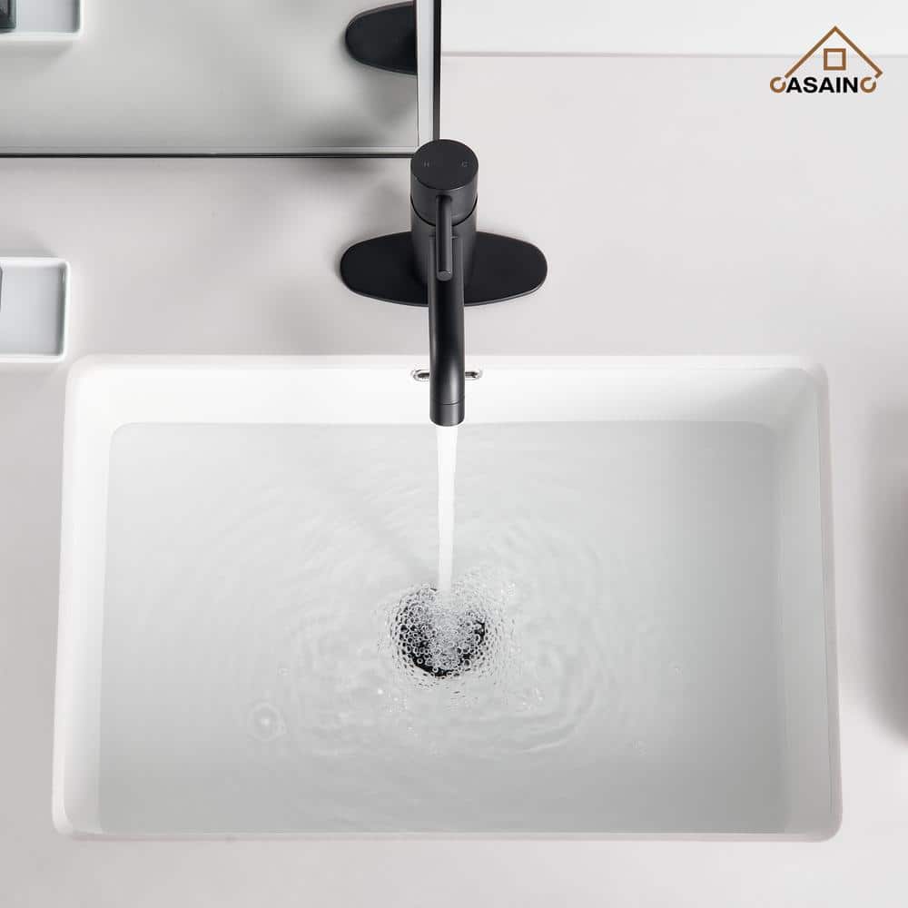 Matte Black Stainless Steel Touchless Bathroom Sink Faucet