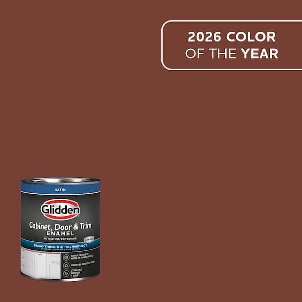 1 qt. PPG1060-7 Warm Mahogany Satin Door, Trim and Cabinet Paint