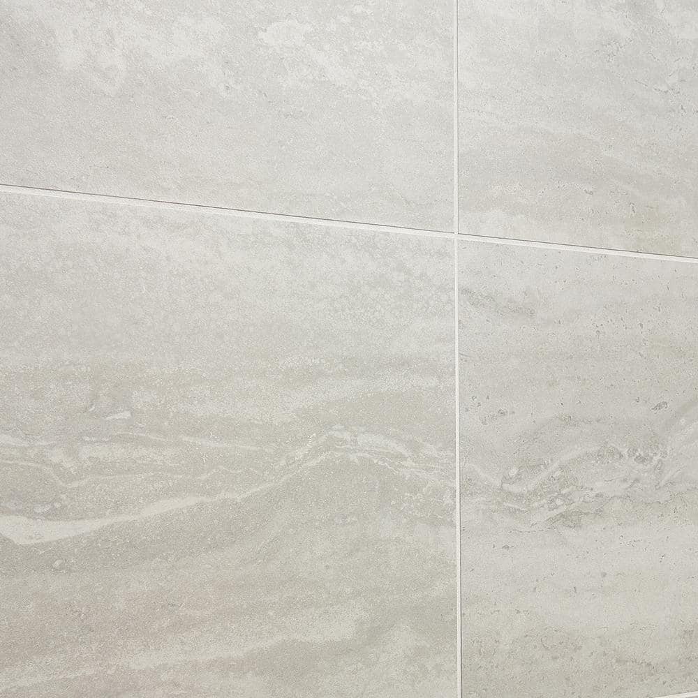 Large White Matte Porcelain Rectangular Wall and Floor Tile