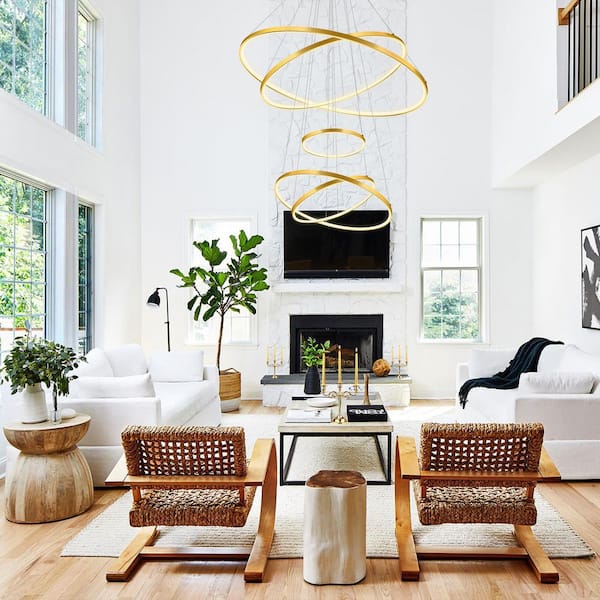 High Ceiling Living Room Chandelier: Stunning Designs to Elevate Space