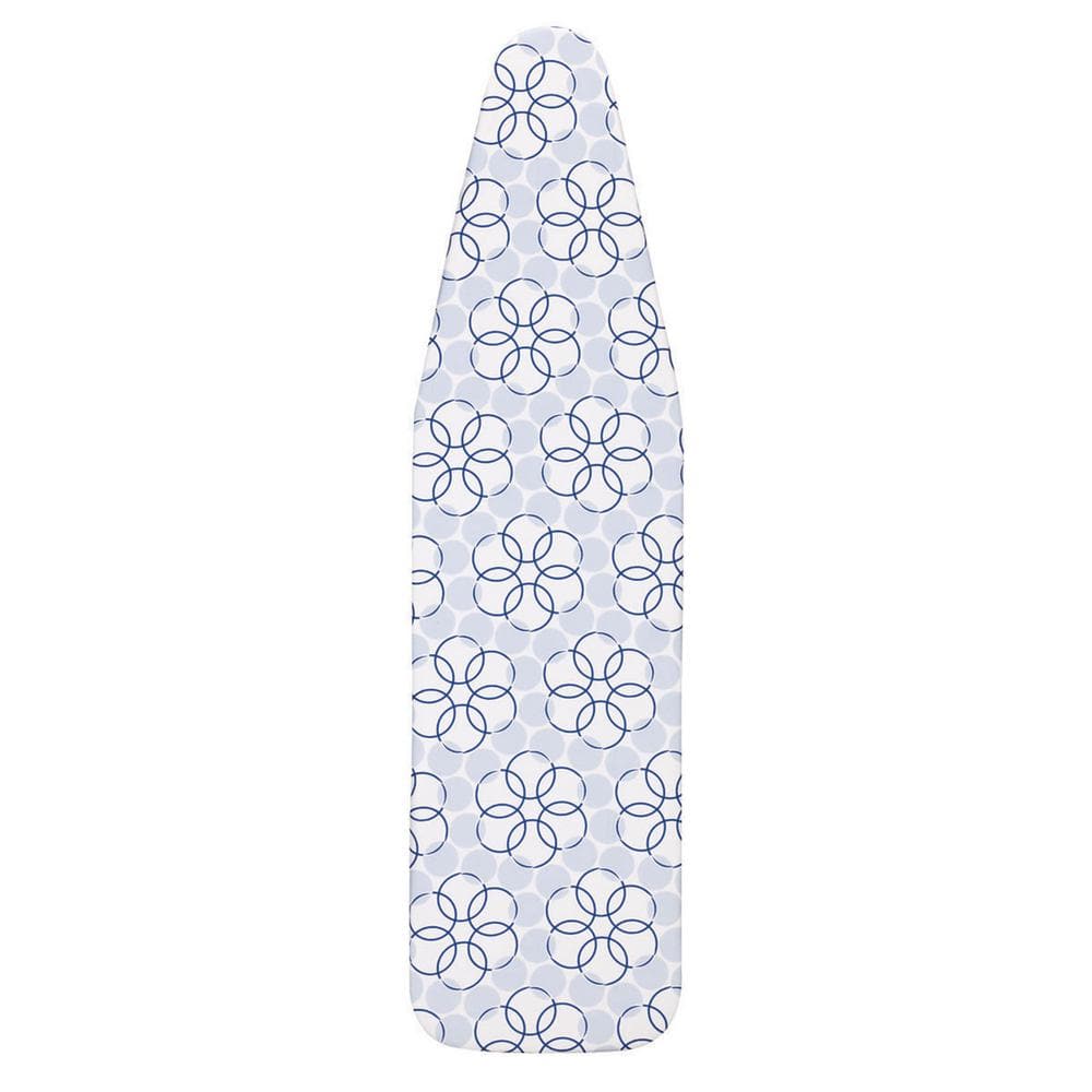 HOUSEHOLD ESSENTIALS Ultra 100% Cotton Blue Silicone Coated Print Ironing  Board Cover and Pad 2002 - The Home Depot