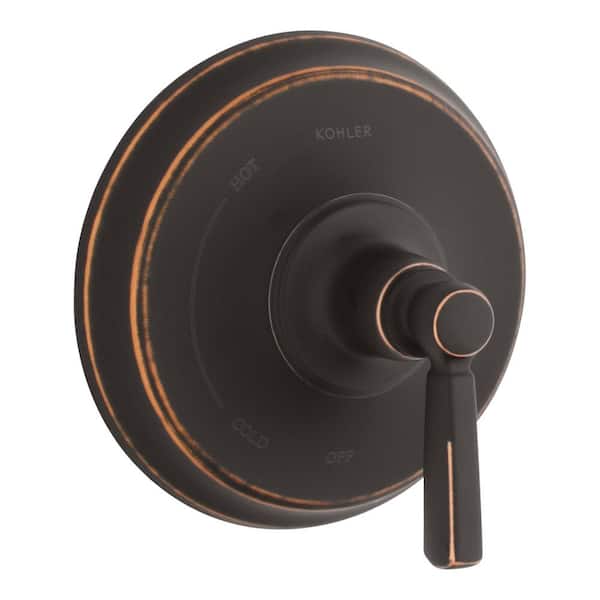KOHLER Bancroft 1-Handle Wall-Mount Tub and Shower Faucet Trim Kit in Oil-Rubbed Bronze (Valve Not Included)
