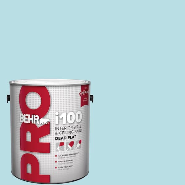 BEHR PRO 1 gal. #M470-2 Basin Blue Dead Flat Interior Paint