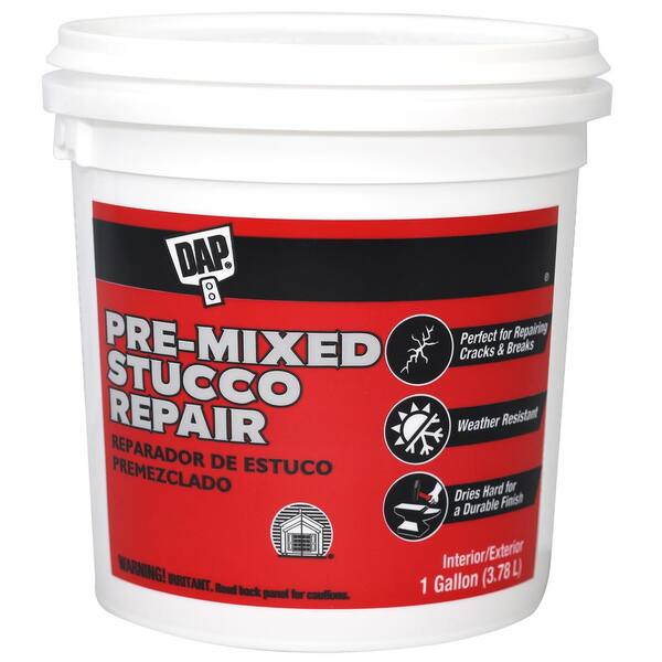 DAP Pre-Mixed Stucco Patch 1 Gal. Off-White (2-Pack)