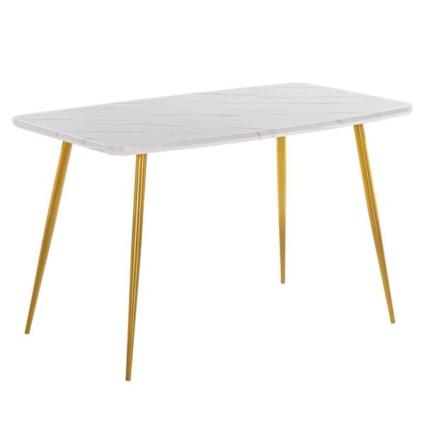 Homy Casa Rookie 31.5 in. White Square Manuefactured Wood Table Top Solid  Beech Wood Legs Dining Table ROOKIE SQUARE TABLE WHITE - The Home Depot