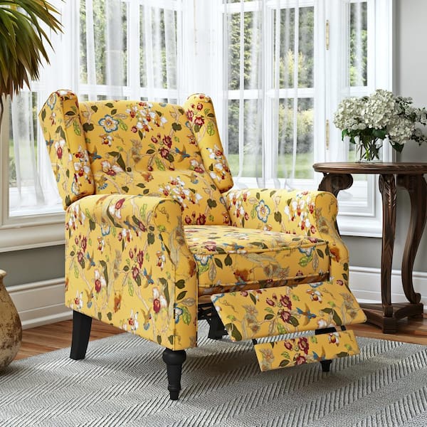 floral chair fabric