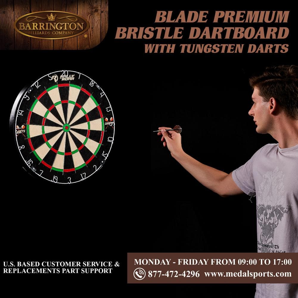Barrington Billiards Company Barrington Dartboard with Darts