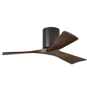 Irene 42 in. Indoor/Outdoor Textured Bronze Ceiling Fan with Remote Control and Wall Control