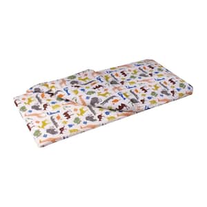 Children's Duvalay with Luxury Dinky Pattern Memory Foam Sleeping Bag and Duvet