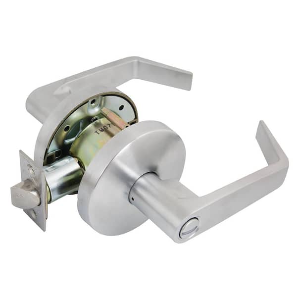 loubochao2022 US Lock 2050 Series GR2 Privacy Bed/Bath Door Lever US26D 2-3/8 in