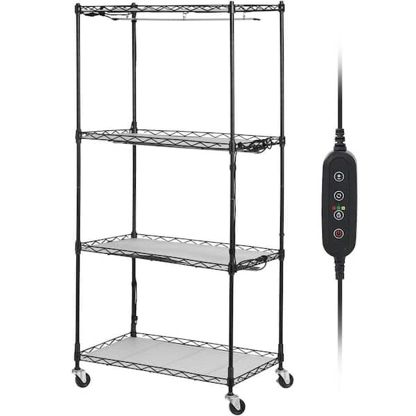 Indoor 4-Tier 45W Full Spectrum LED Grow Light Plant Stand (23.6 in. L x 13.8 in. W x 49.8 in. H)
