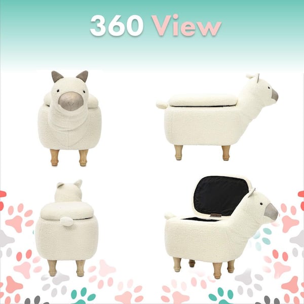 Llama ottoman deals