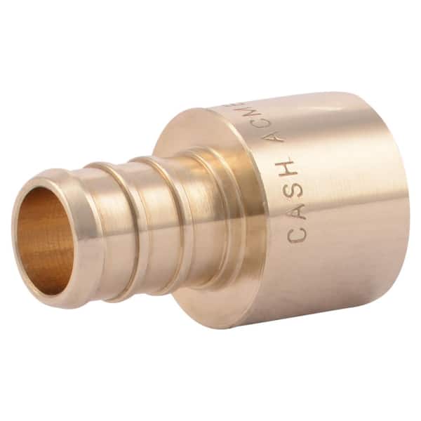 SharkBite 1/2 in. PEX Barb x 1/2 in. Female Brass Sweat Adapter