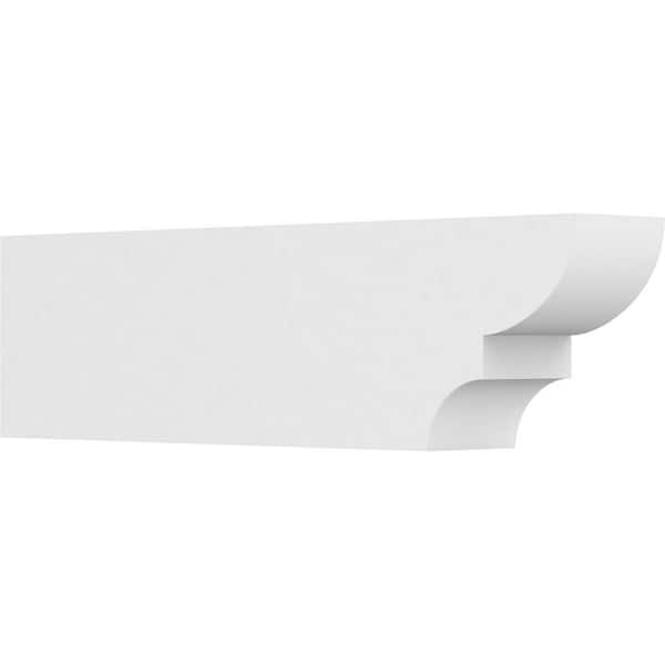 Ekena Millwork 6 in. x 10 in. x 36 in. Ridgewood PVC Rafter Tail Brace