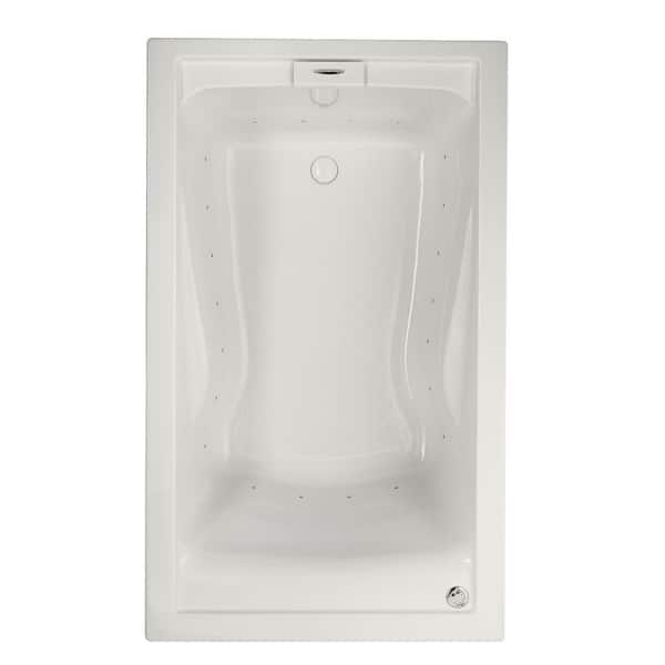 American Standard Evolution 60 in. x 36 in. Acrylic Rectangular Drop-in Air Bath Bathtub with Reversible Drain in White