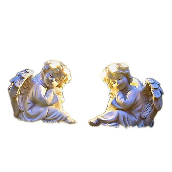 Angel Statue Garden Decor for Solar Outdoor