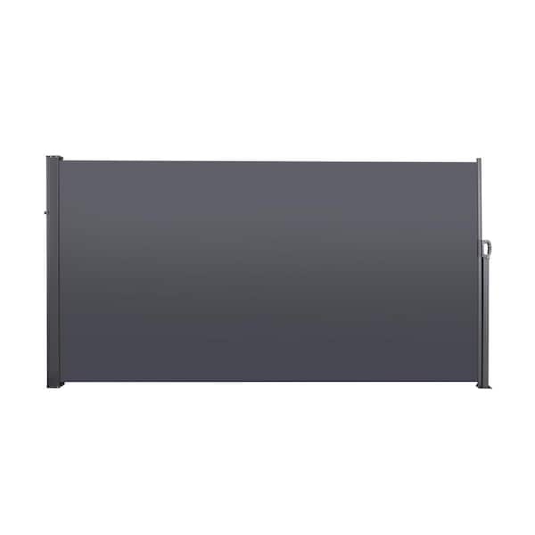 Avex 118 in. W x 63 in. H Retractable Side Screen Awning Patio Privacy Screen