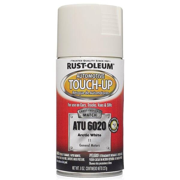 Rust-Oleum Automotive 8 oz. Arctic White Auto Touch-Up Spray (6-Pack)