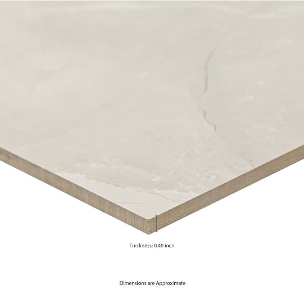 MSI Madison Luna 24 in. x 24 in. Polished Porcelain Stone Look