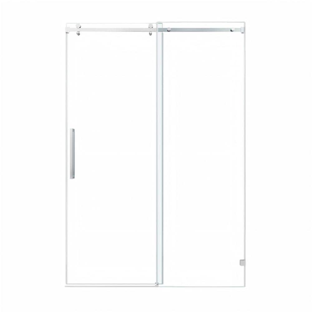 72 In W x 76 In H Fixed & Sliding Shower Door, Square Tube Hardware, 3/8 In 10mm SGCC Glass, Chrome price history on PriceWatchPro