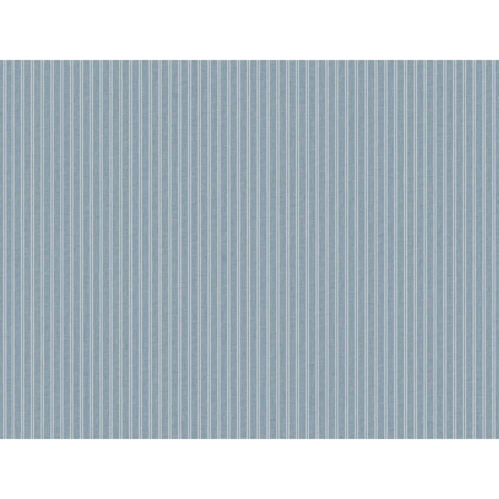 Ticking Stripe Wallpaper in Light Blue, Blue, Denim SY33929 by Norwall