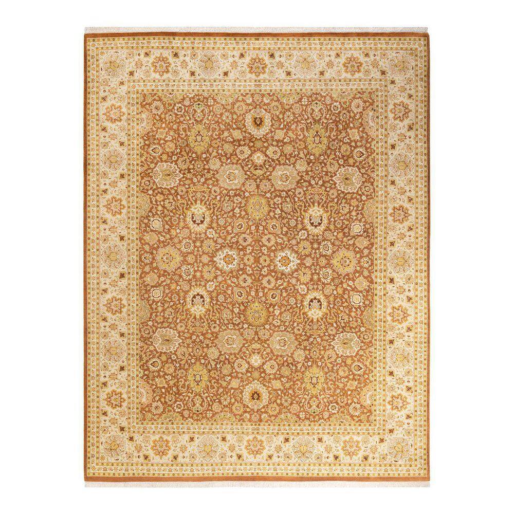 Timeless Elegance Hand-Knotted Wool Area Rug 8' x 10'
