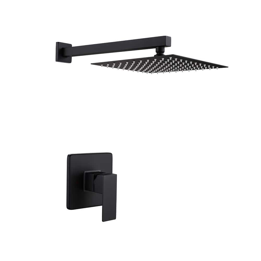 Single Handle 1-Spray 10 in. Shower Faucet 1.5 GPM with High Pressure in Ma