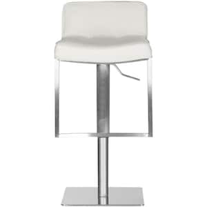 Newman 24.8 in. Bar Stool in White