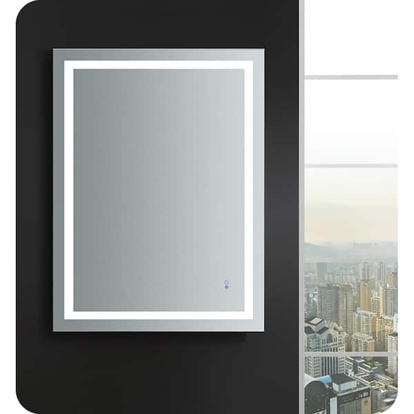 Fresca Santo 48 in. W x 36 in. H Frameless Rectangular LED Light 