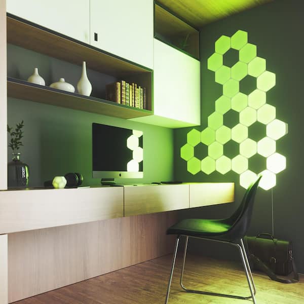 Nanoleaf Shapes-Hexagons Expansion Pack NL42-0001HX-3PK - The Home