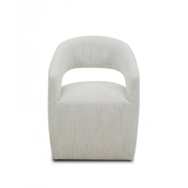 HomeRoots Cream Arm Chair Set of 1