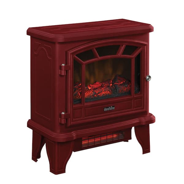 Duraflame 1000 sq. ft. Infrared Quartz Electric Stove Heater Fireplace in Cinnamon