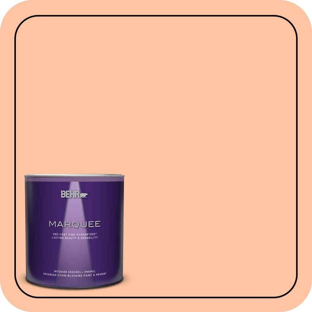 1 qt. #P200-3 Tomorrows Coral Eggshell Enamel Interior Paint & Primer product image for price tracking
