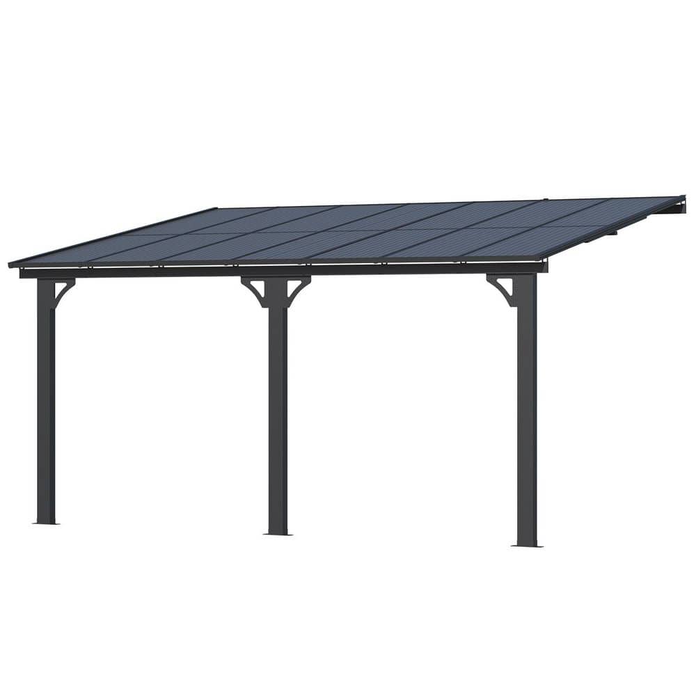 AECOJOY 10 ft. x 14 ft. Adjustable Height Outdoor Metal Large Wall