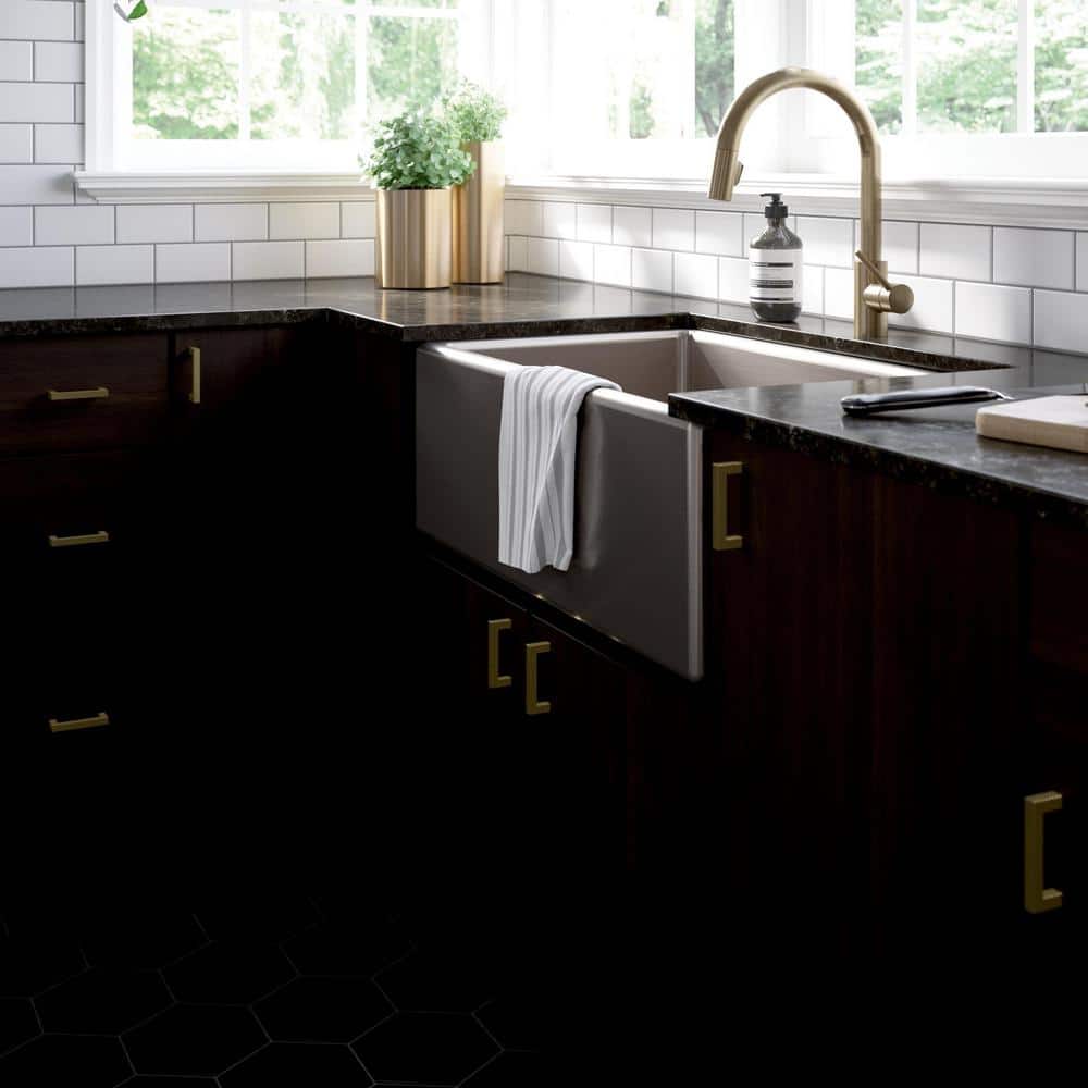 Satin Gold Modern Stainless Steel Cabinet Bar Pulls