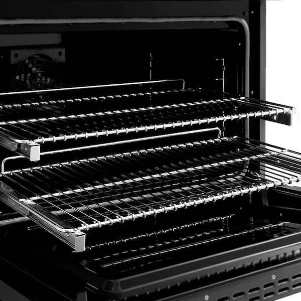 Autograph Edition 36 in. Black Stainless Paramount Dual Fuel Range with 6 Burner DuoPro Cooktop and Bronze Helix Handle