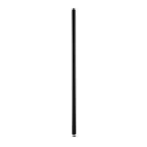 24 in. Textured Black Outdoor Landscape Fixture Mounting Stem (1-Pack)