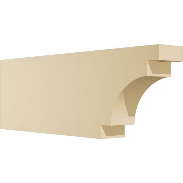 Ekena Millwork Standard Mediterranean 3 in. W x 8 in. H x 24 in. D Signature Urethane Rafter Tail Outlooker