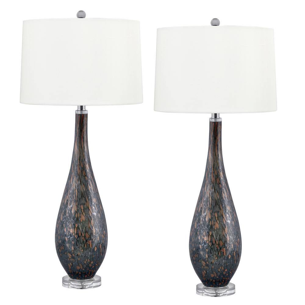 grey table lamps set of 2