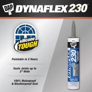 Dynaflex 230 10.1 oz. Gray Premium Latex Exterior/Interior Window, Door and Trim Sealant (12-Pack)