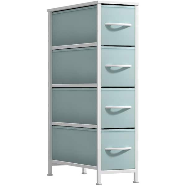 Dresser Aqua Natural 4 drawers 19 in. Wide With 4 Chest of Drawers