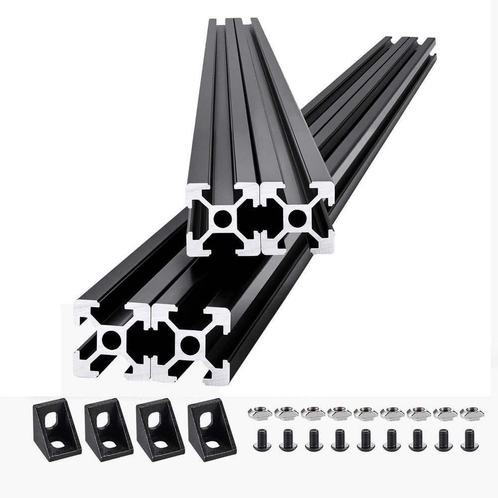 4 Pieces 47.2 in. T Slot 2020 Aluminum Extrusion Profile, European Standard Anodized Linear Rail, High-Strength Extruded price history on PriceWatchPro