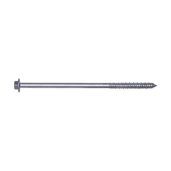 Blue-Tap 1/4 in. x 5 in. Stainless Hex-Head Concrete Screw (5-Pack)