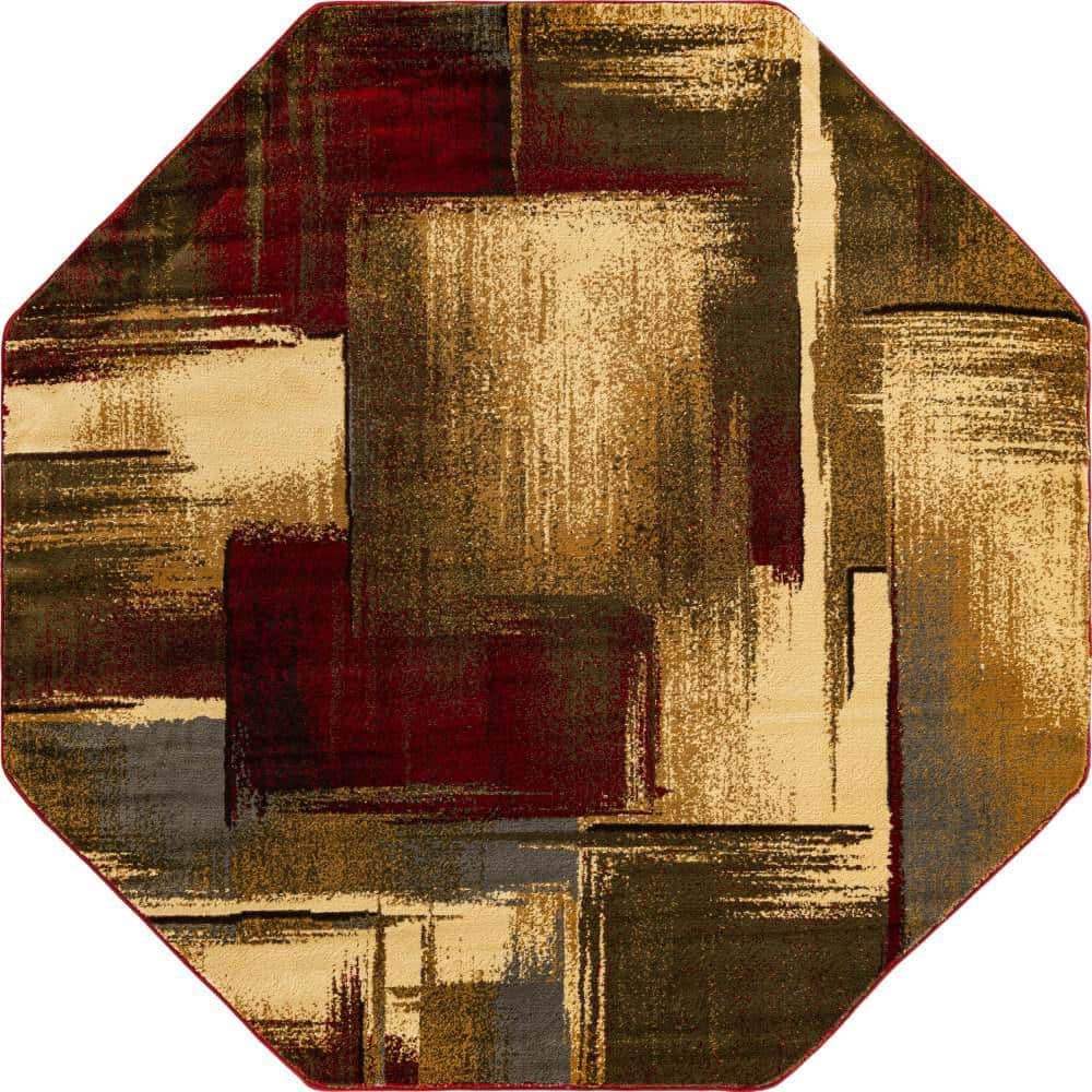 Unique Loom Barista Timor Multi 7' 0 x 7' 0 Area Rug 3163947 - The Home ...