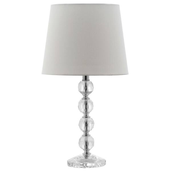 SAFAVIEH Nola 16 in. Clear Table Lamp LITS4123C - The Home Depot