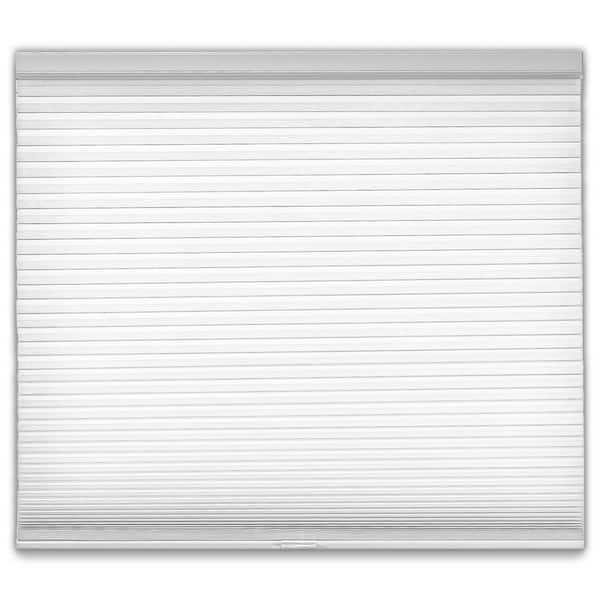Cut-to-Size Skyline Mist Light Filtering Cordless Polyester Honeycomb Cellular Shades 35 in. W x 72 in. L
