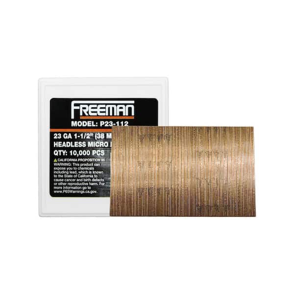 Freeman 1-1/2 in. 23-Gauge Headless Micro Pins