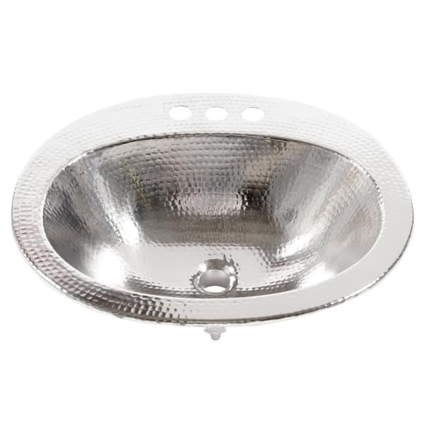 Seville 18 Gauge 20 in. Nickel Drop-In Bath Sink in Nickel